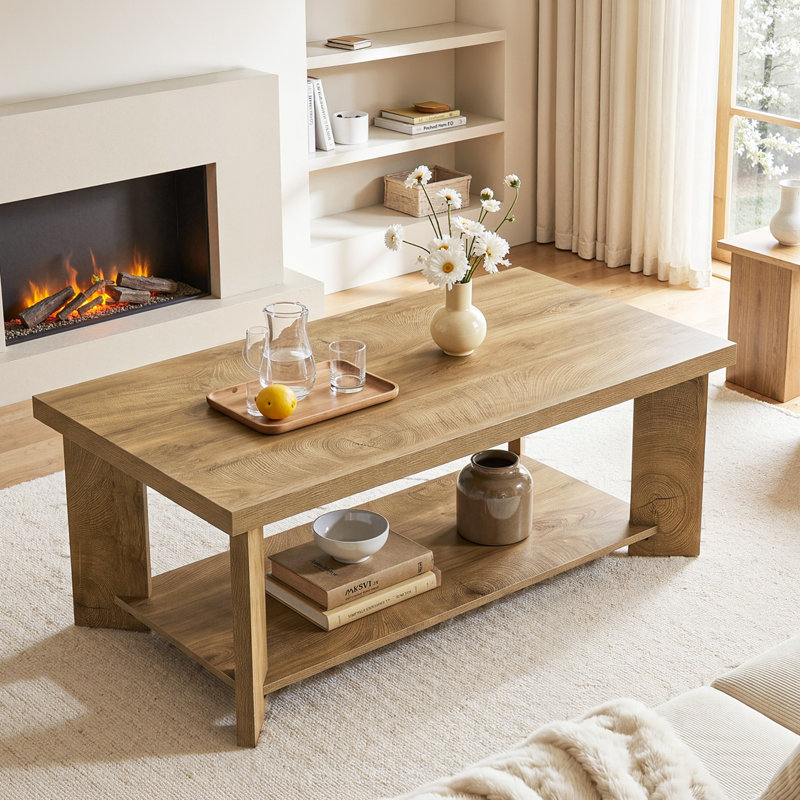 Table basse 47,24 "avec rangement ouvert