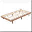 Base de lit plateforme moderne de conception moderne avec lattes en contreplaqué durable et pieds élégants en bois d'hévéa pour une stabilité accrue-806598746-806598725