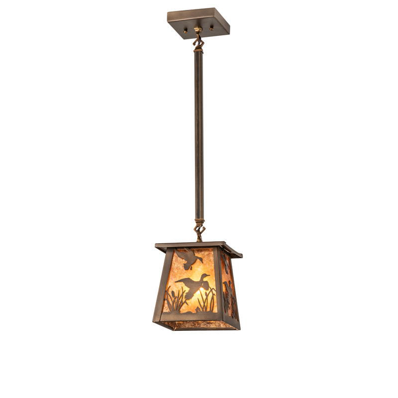 Rustic Lodge 1 - Light Pendant, 31.5" H x 7.5" W x 7.5" D