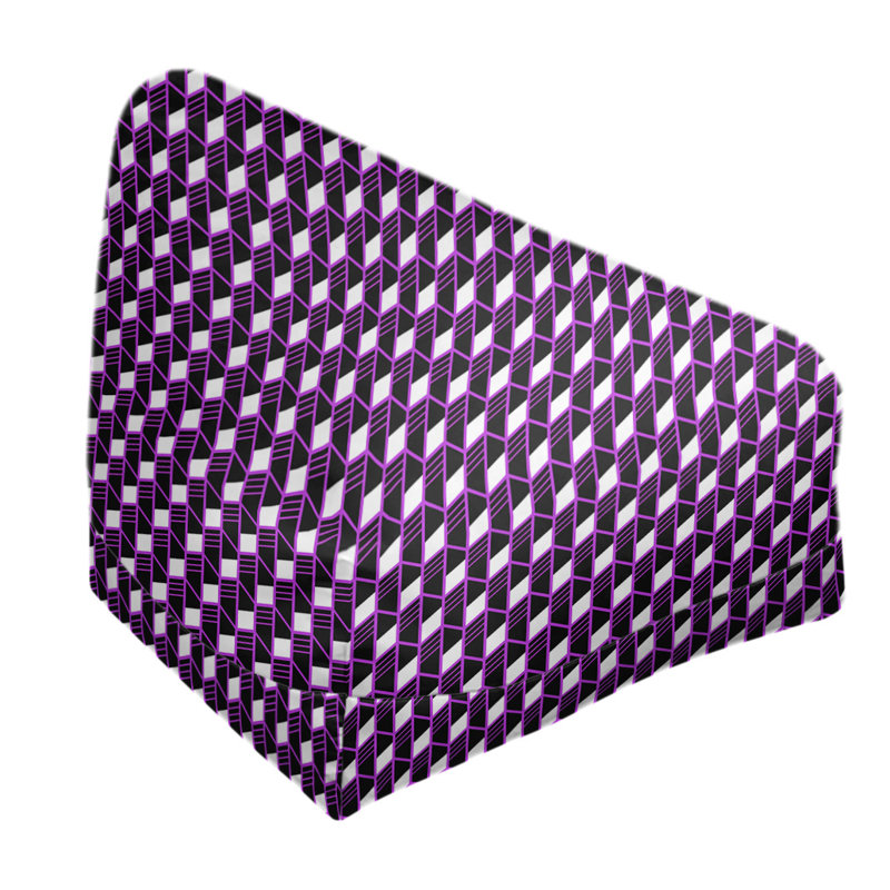 Petite chaise à sacs à billes & Leffel, H 86 po x l 2 po x P 43 po, Violet, Pas de bourre