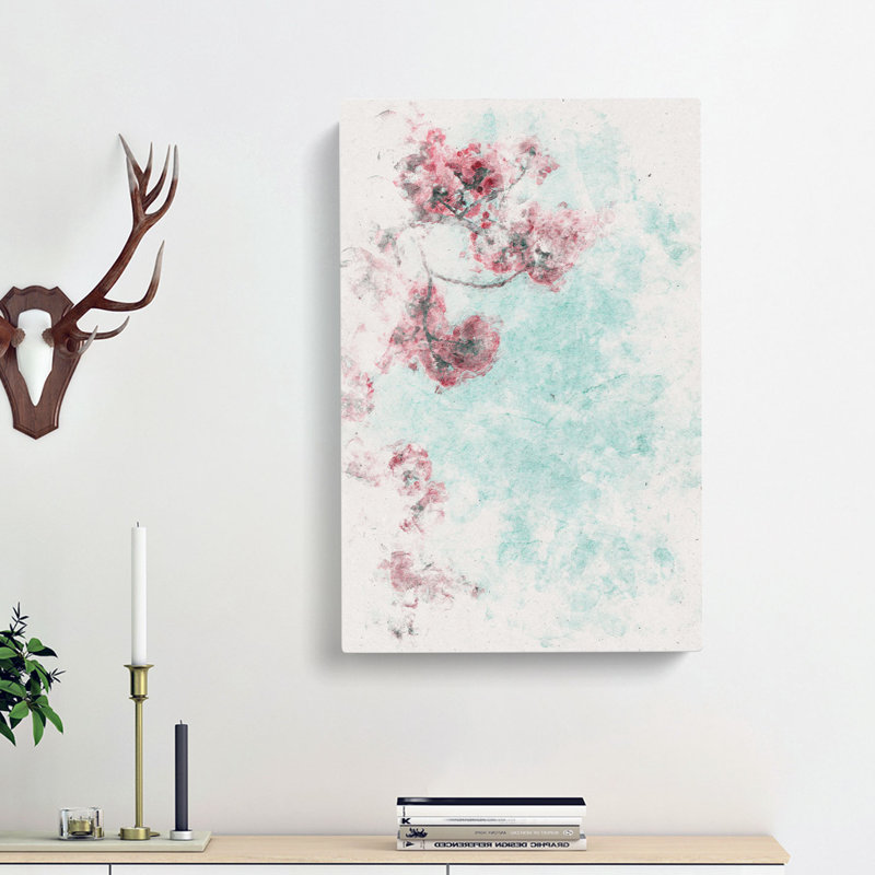Cherry Blossom Tree Branches - Wrapped Canvas, 60cm H x 40cm W x 4cm D