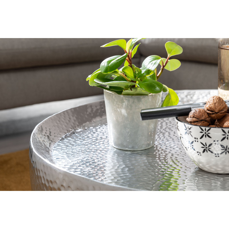 Swanhilda Solid Coffee Table, Silver