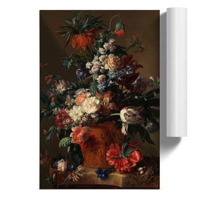 Still Life With Flowers Vol.11 by Jan Van Huysum - No Frame Painting