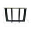 Console rectangulaire en marbre avec base Criss Cross