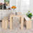 Space-Saving Wood Dining Table Set For 4, Dining Table Set With 2 Benches-1446748685-1446748687-1446748675