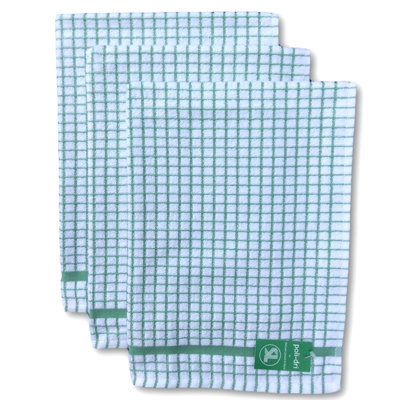 Cotton Checkered Waffle Dish Towel Kitchen Towel
