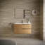 Kora 39.76" Wall Mounted Single Bathroom Vanity with Top-2106190443