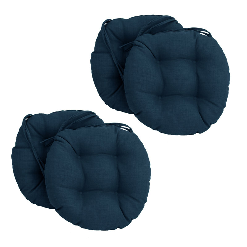 Outdoor 3.5'' Seat Cushion, Sea Blue