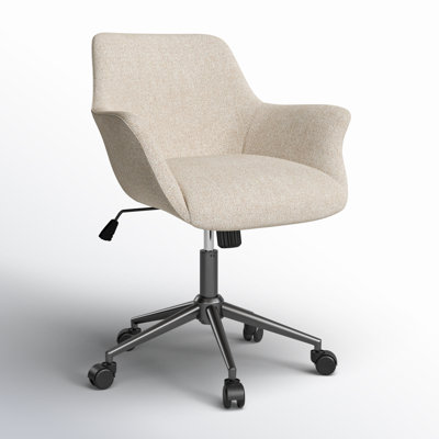 Palina Swivel Office Chair with Padded Arms