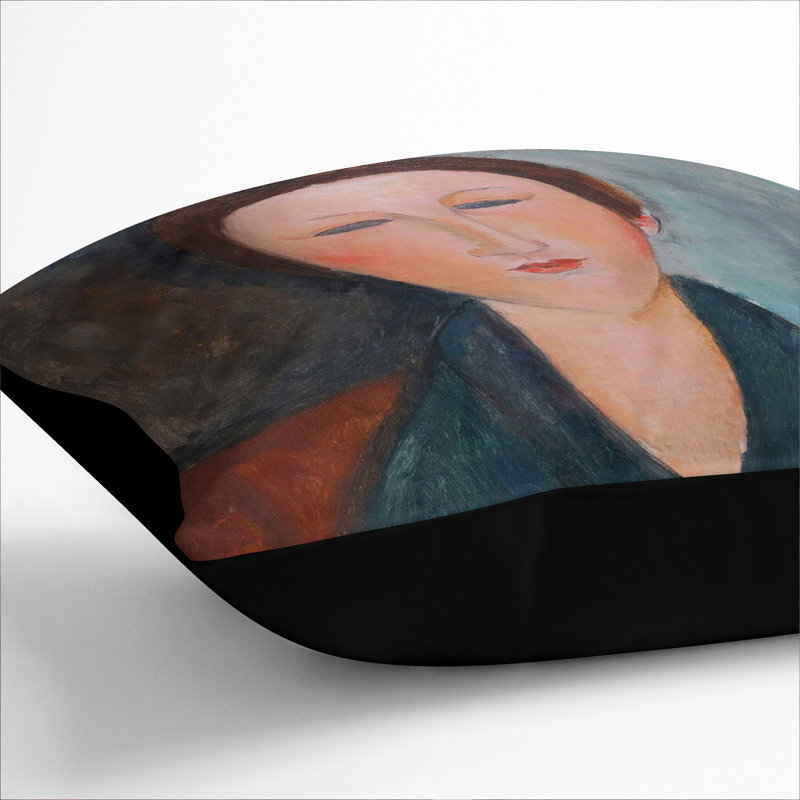 Square Cushion, 40cm H x 40cm W x 15cm D, Black
