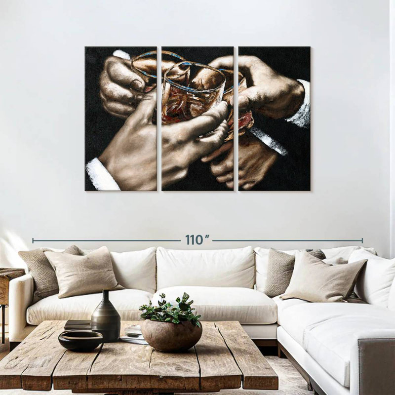 Yarlin Cheers, 48" H x 74" W