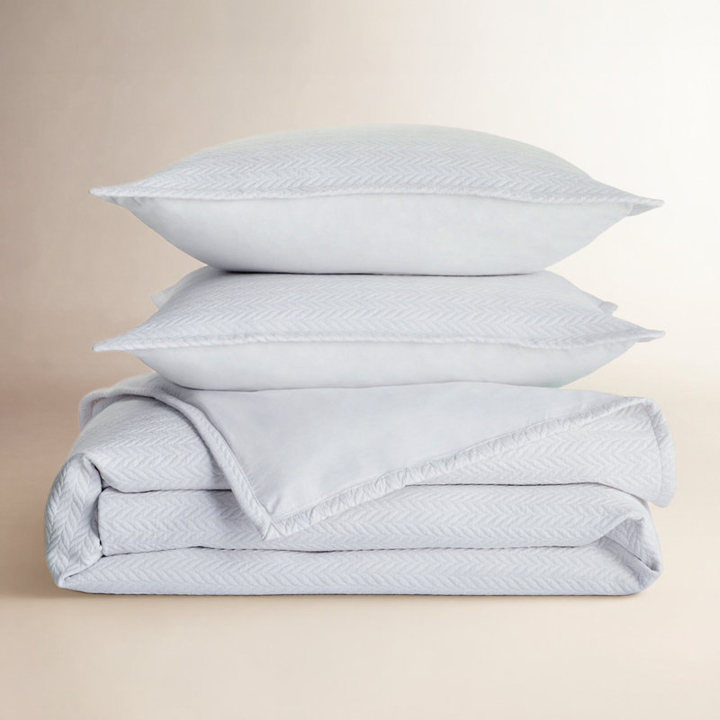 Housse de couette en coton Arwen Dove, Housse de couette pour grand lit