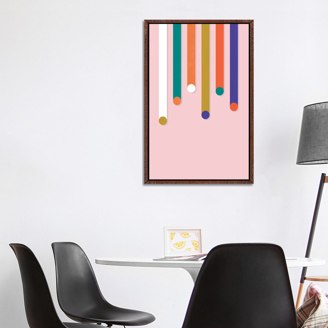 Colorful Dripping Shapes von Show Me Mars - Gallery-Wrapped Canvas Giclée on Canvas