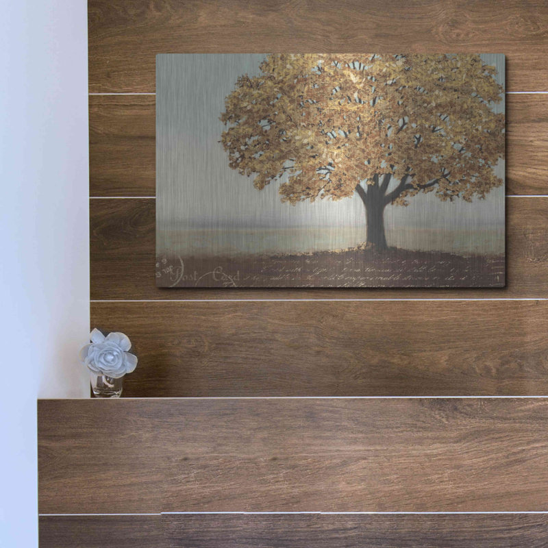 «Gold Reflections I» par James Wiens, H 12 po x l 16 po