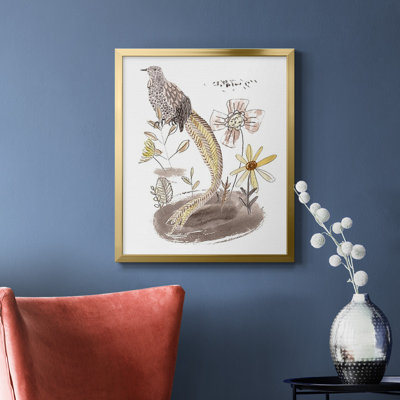«Glowing Garden at Dusk I», toile encadrée de qualité supérieure - prête à être accrochée