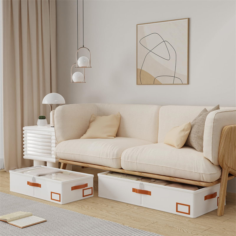 Brayden Studio Fabric Underbed Storage