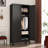Metal Clothing Storage Cabinets Armoire Wardrobe Closet With Hanging Rod And Adjustable Shelves For Bedroom-1428823348
