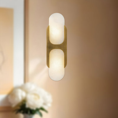 Odin 14-In Urban Bronze/Alabaster Socket Wall Vanity