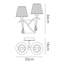 Yuri 2-Light Dimmable Wallchiere-33702088-33702089