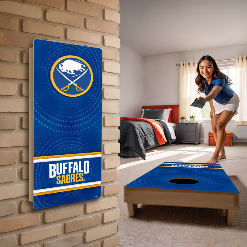 Sabres 49Ers Mini Wall Hanging Cornhole