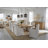 Pula 120.25 " Extendable Rectangular with Solid Wood Base Dining Table
