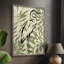 Retro Parlor Heron I Framed Print - Solid Wood-2099725637