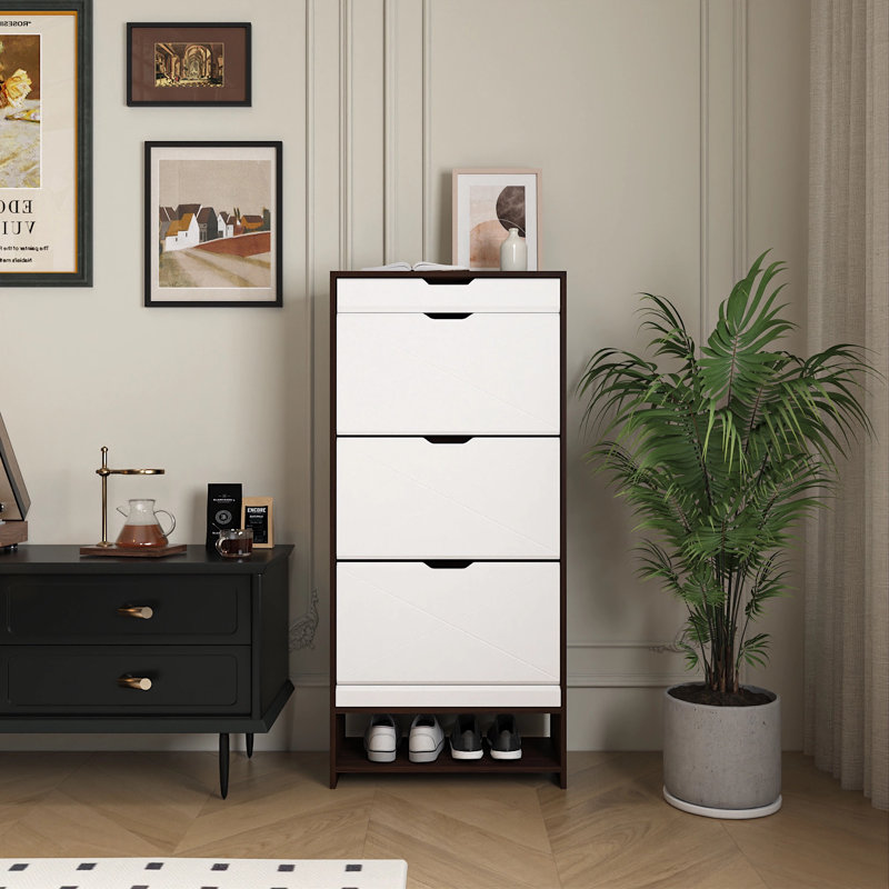 20 Pair Flip Down Shoe Storage