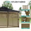 Moustiquaire pour pavillon de jardin Aoodor-95272003-95272004