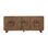 Vally 6-door Natural Mango Wood Sideboard Buffet