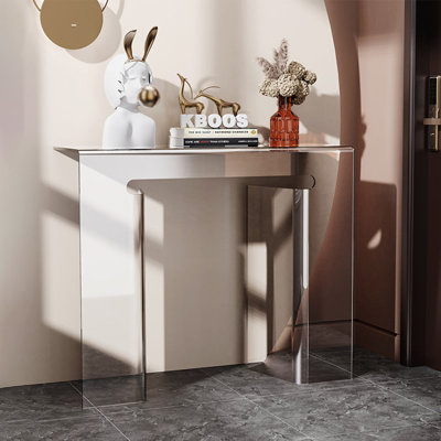 Console moderne en minimalisme en acrylique