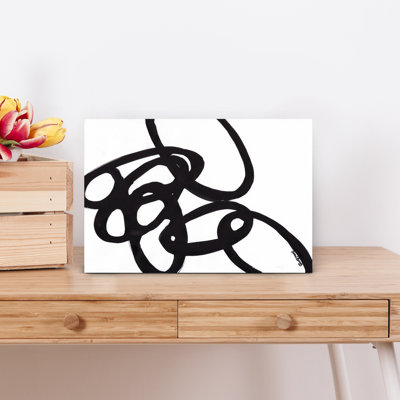 Contemporary Art Abstract Modern Wall Art by Janel Bragg - Wrapped Canvas Print