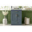 Meuble-lavabo 24 po avec lavabo en céramique intégré, armoire de salle de bain avec 2 portes, 1 tiroir basculant et meuble-lavabo simple pour salle de bain de petite et moyenne taille-1688311579