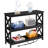 Bergmann 42"W 3-Tier Wooden Storage Shelves Console Table with Power Outlets-1560907015