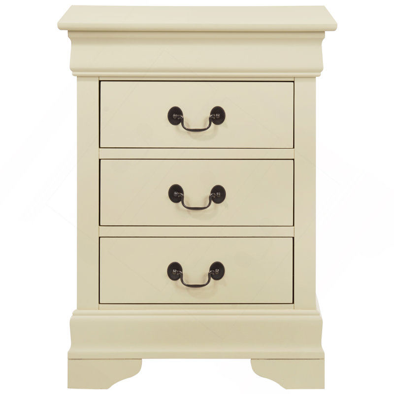 Traditional Beige Nightstand For Any Bedroom, Beige