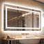 Ashawnti LED Illuminated Bathroom Mirror with Fog-Free Touch Sensor-1264038924