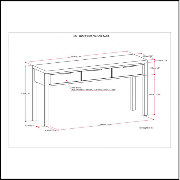 Dimensions du produit