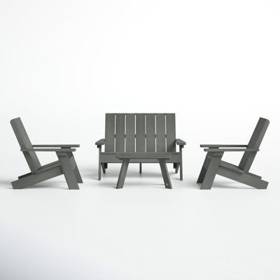 Byrnes 4 Piece Seating Group by AllModern