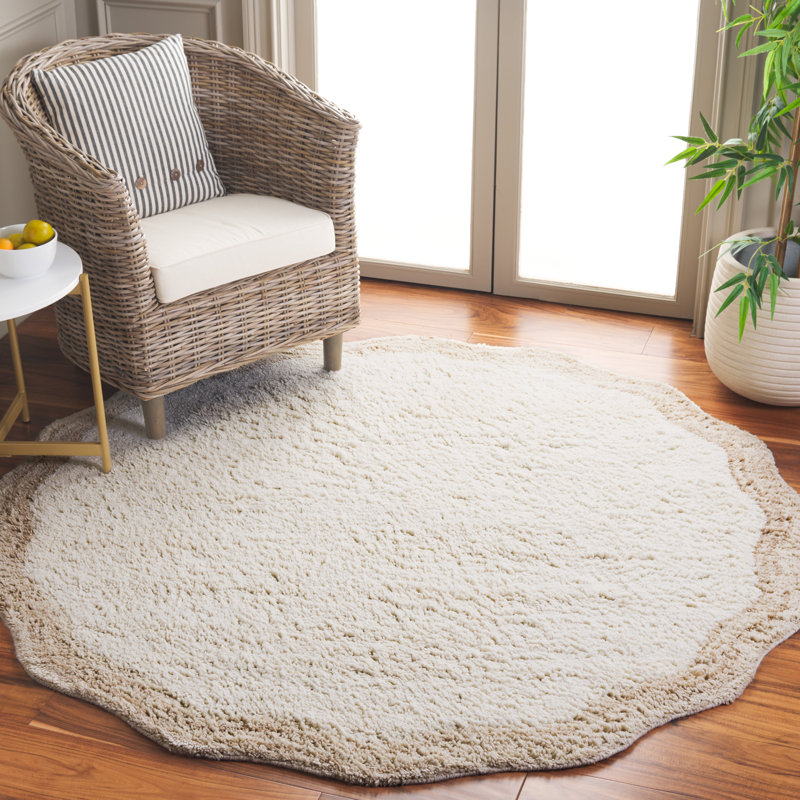Tapis en laine touffeté Vermont, Rond 6 pi