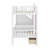 Adonya Kids Twin Over Twin Bunk Bed-182423034