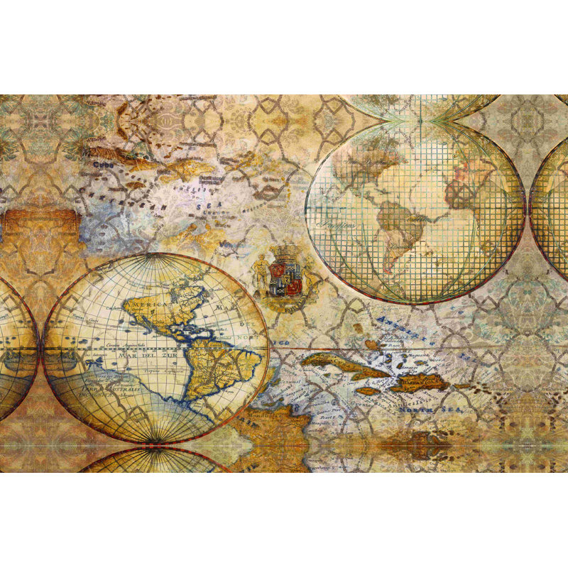 " World Map ", 24" H x 36" W