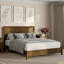 Base de lit en bois massif Cape