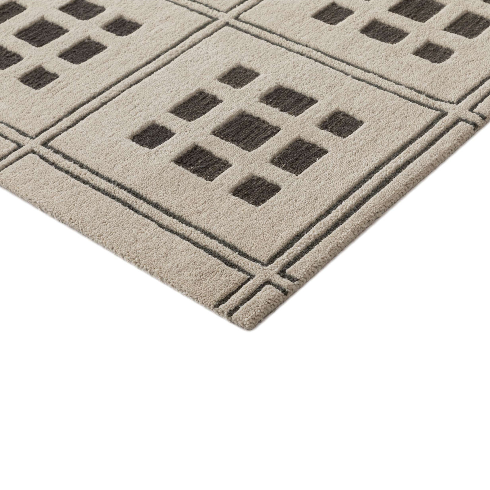 Hand-Tufted Wool Rug, Rectangle 2' x 3'
