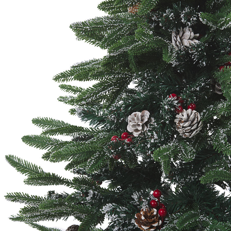 Denali Artificial Pine Christmas Tree, 3.94ft H x 2.79ft W x 2.79ft D