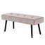 Banc rembourré 39,4 po Velours côtelé-1170711458