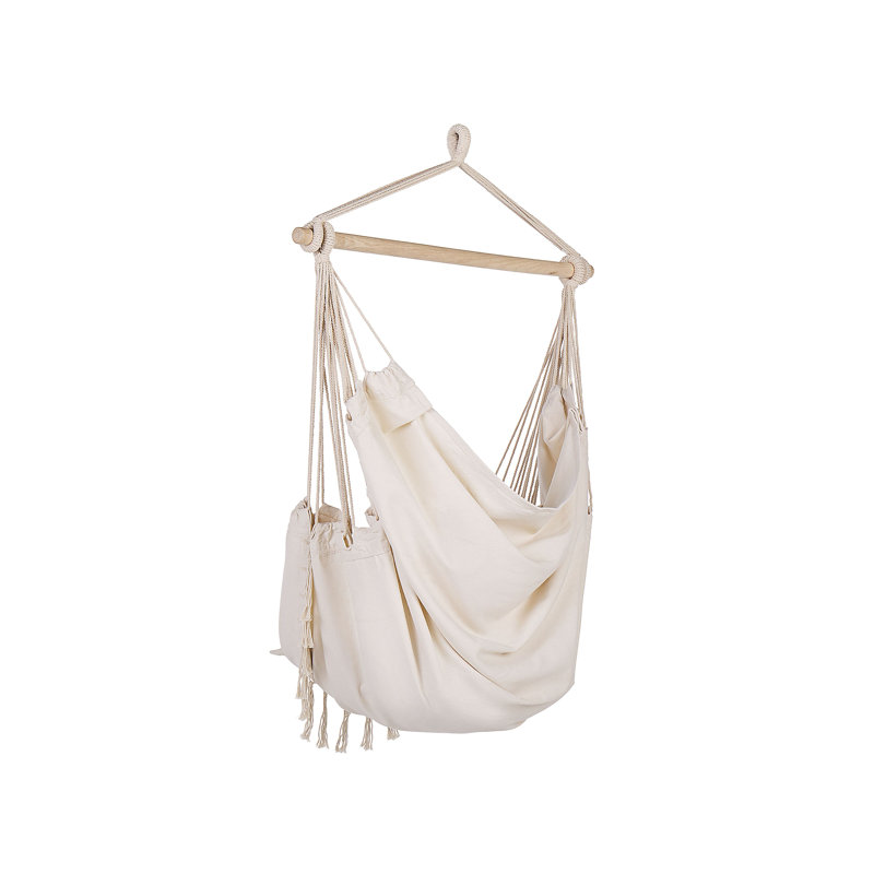 Balibo Cotton Hanging Chair, Beige