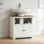Cabinet de salle de bain pratique sous le lavabo, armoire de rangement sur piédestal