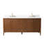 Meuble-lavabo double 72 po avec plateau en marbre-105310775-105310779
