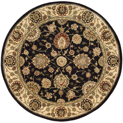 Tapis bleu nuit en laine touffeté à la main Ellerswick