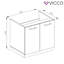 Mujde Glossy Sink Unit