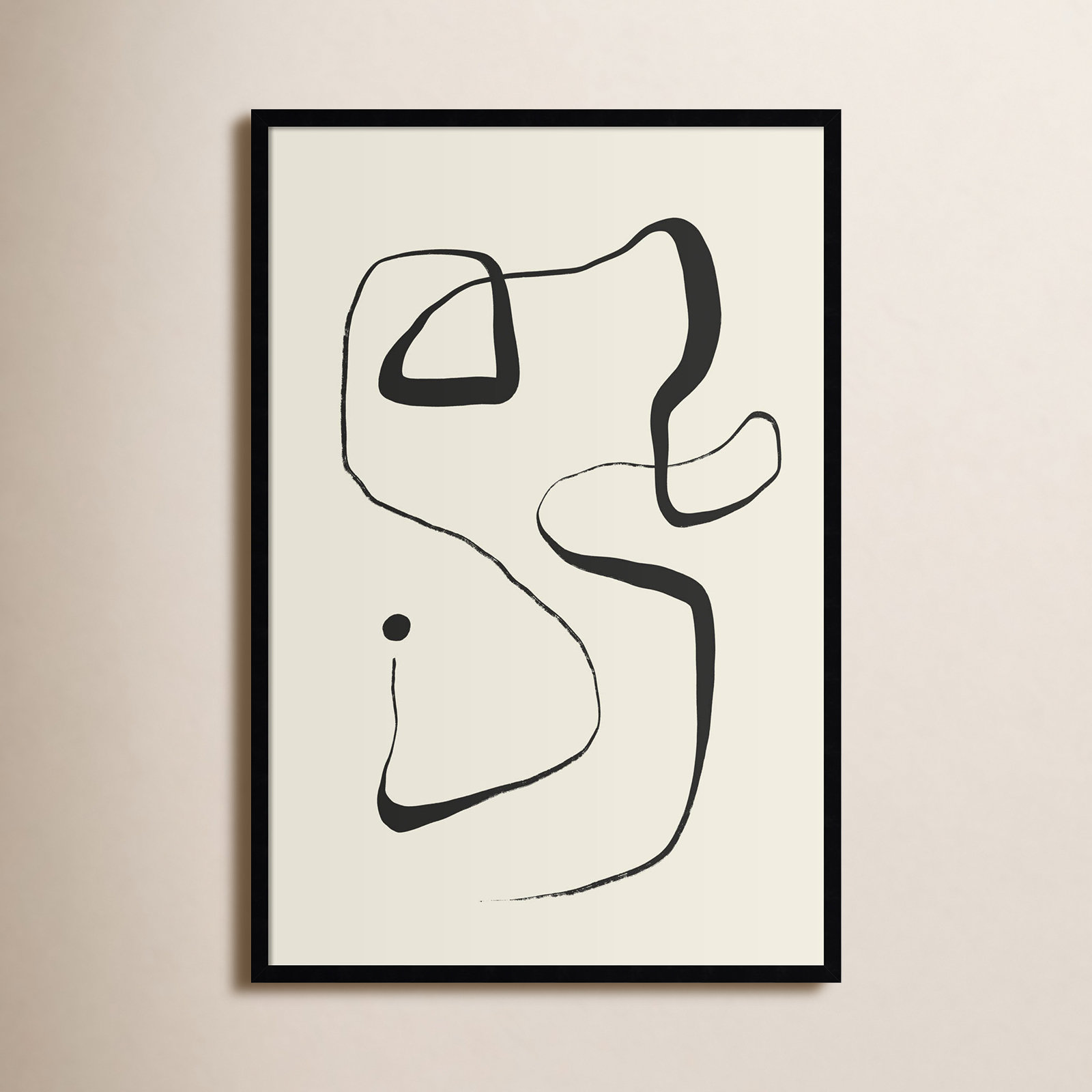The Point by Treechild  Wood Framed Wall Art Print, Black, 41" H x 28" W